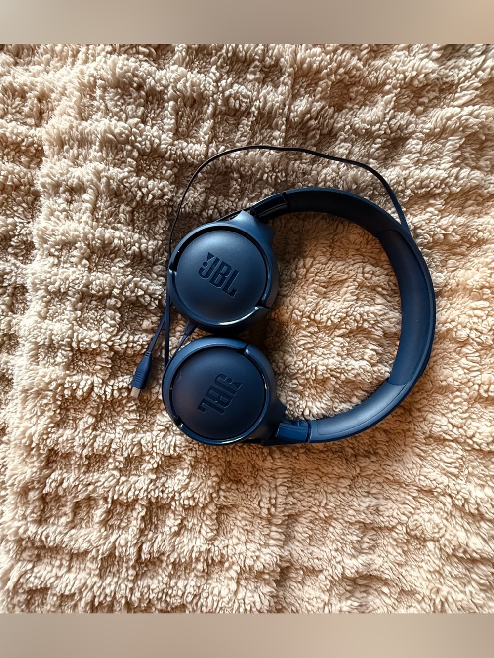 JBL Wired On-Ear Headphones – Blue